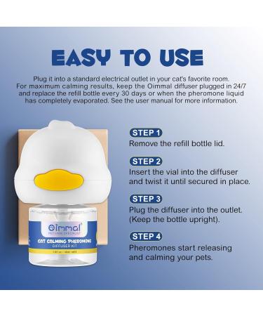 Soothing Cat Calming Diffuser Kit - 2 Pack Refill Pheromone Diffusers for Fear Relief | Enhanced Cat Calming Solution - Buy Online on SooperMarket.com