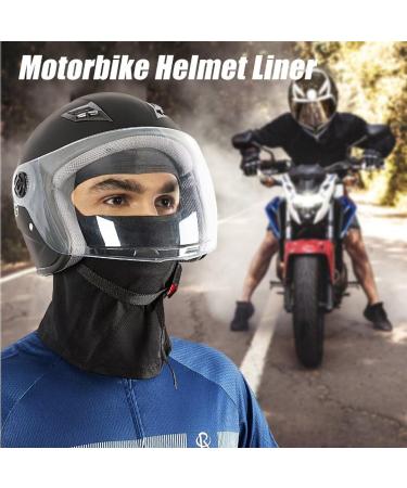 Rotto Storm Hood Cooling Balaclava - Summer Silk Face Mask for Motorcycle Bicycle Fishing | Unisex Sun Protection - Size 03 Black - Buy Online on SooperMarket.com