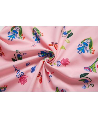 BONVERANO Baby Girls Long Sleeve Swimsuit UPF 50+ Toddler Bathing Suit | 18-24 Months Pink - Buy Online on SooperMarket.com