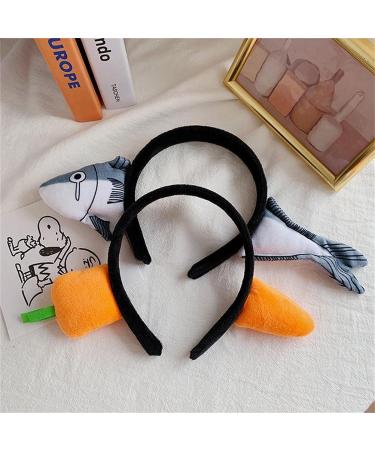 Buy WBTY Funny Carrot Hair Band - Colorful Washable Headband for Girls | Fits All Head Sizes | Unique Salty Fish Design - Buy Online on SooperMarket.com