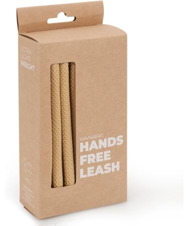 Hands-Free Dog Leash - 2m Adjustable Belly Belt | 3-in-1 Running & Training Leash for Large & Small Dogs - Beige - Buy Online on SooperMarket.com