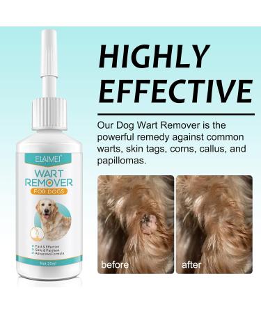 Tioueo Dog Skin Tag Remover Cleaner Dog Wart Remover - Effective & Safe Solution for Canine Wart Skin Tags Corns Callus Painless and No Harm Wart Removal - Buy Online on SooperMarket.com