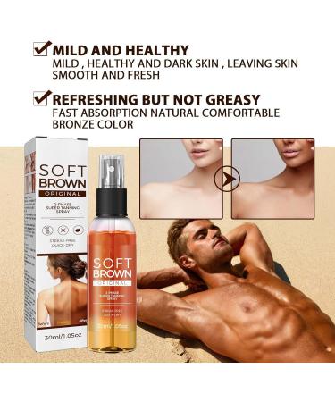 TBeautfave Self Tan Face Mist Hydrating Face Tanning Mist Streak-Free & Quick-Dry Bronzing Drops Face Body Instant Tan Spray Vegan Natural & Cruelty Free Face Care 30 ml - Buy Online on SooperMarket.com