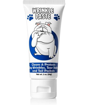Squishface Wrinkle Paste + Wrinkle Wipes Bundle with Silicone Applicator - Gentle & Effective Dog Face Cleaning Set for All Breeds - Buy Online on SooperMarket.com