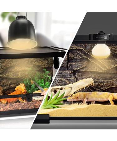 LUCKY HERP Reptile Heat Lamp 75W 2 Pack UVA Reptile Heat Lamp Bulb Amphibian Basking Spot Light Bulb Reptile Daylight Bulb for Turtle Bearded Dragon Lizard Heating Use 75W(2 Pack) - Buy Online on SooperMarket.com