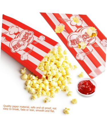 MAGICLULU 200 Pcs Packing Bag Candy Bags Popcorn Containers Paper Treats Bolsitas Popcorn Favor Bags Popcorn Bags for Party Birthday Party Favors Coated Paper Micro-wave Oven Marshmallow - Buy Online on SooperMarket.com
