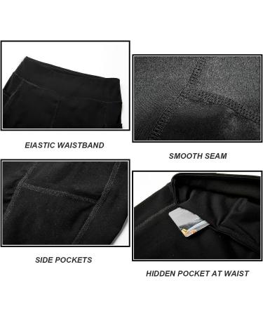 DEVOROPA Girls 5 Spandex Volleyball Shorts - Black Medium | Youth Athletic Gymnastics Dance Compression Shorts with Pocket - Buy Online on SooperMarket.com