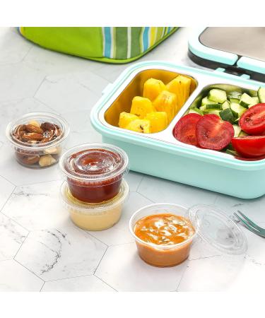 260 Sets 2oz Jello Shot Cups with Lids - Stackable Plastic Containers for Parties, Trips, and Lunch - Airtight Portion Cups for Salad Dressing, Dipping Sauces, and Condiments - Buy Online on SooperMarket.com