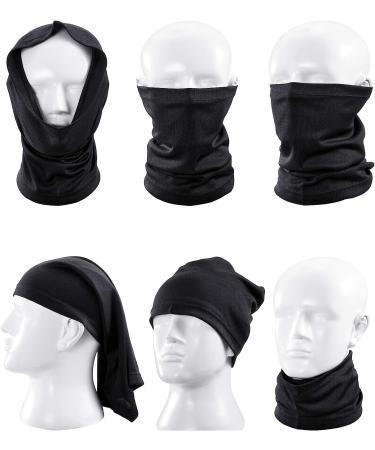4-Piece Thin Breathable Neck Gaiter Face Scarf Mask for Dust and Sun Protection - Windproof - Buy Online on SooperMarket.com