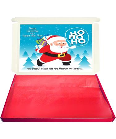 Personalised HO HO HO SANTA Large Christmas Chocolate Selection Box Gift Hamper - Buy Online on SooperMarket.com