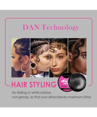 DAN Technology Edge Control Gel - Strong Hold & Baby Hair Styling for 4C Black Hair | 48 Hour Stay | International Shipping Available - Buy Online on SooperMarket.com