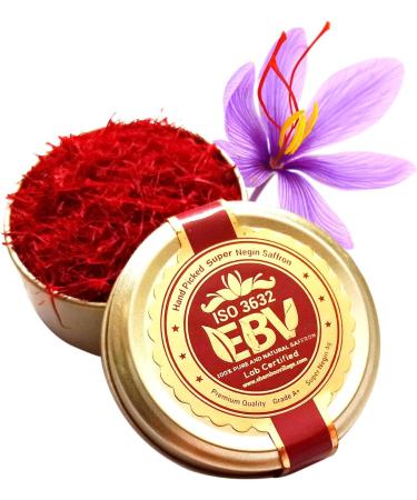 4-gram 100% Organic Super Negin Saffron Threads - Grade A+ Spice | Ideal for Cooking Tea & Paella | Pure Red Golden Flavour Super Negin Saffron 4 Gr | 0.14 OZ