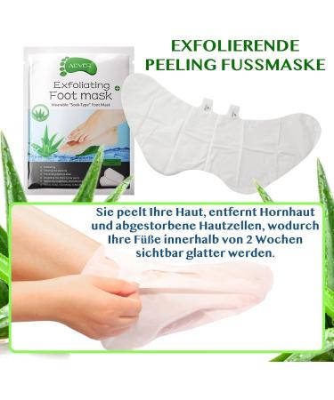 Footmaster Aloe Peeling Socks | Intensive Foot Care for Silky Feet | Remove Rough Skin & Cracks - 3 Pairs - Buy Online on SooperMarket.com