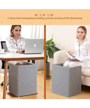 Alpgen Foot Warmer Desk Heating - 3-Fold Foldable Room Heater with Overheat Protection Timer & Quiet Fast Heating for Legs & Feet - Buy Online on SooperMarket.com