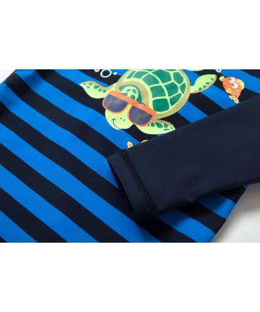 BONVERANO Baby Boys Swimsuit - Long Sleeve One Piece with UPF 50+ Sun Protection - Turtle Design - 9-12 Months - Buy Online on SooperMarket.com
