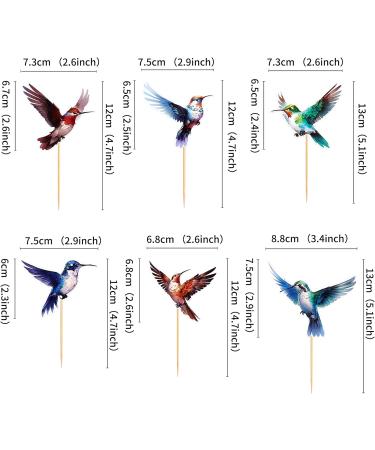 Blumomon 24-Piece Birds & Animals Cupcake Toppers - Perfect Cake Decorations for Children's Birthday Parties - Buy Online on SooperMarket.com