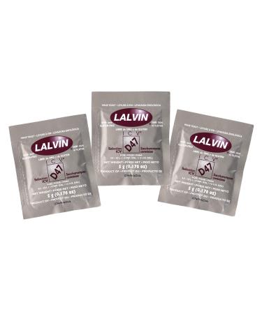 D-47 Saccharomyces cerevisiae 3 packs (5 g. Pouchs)