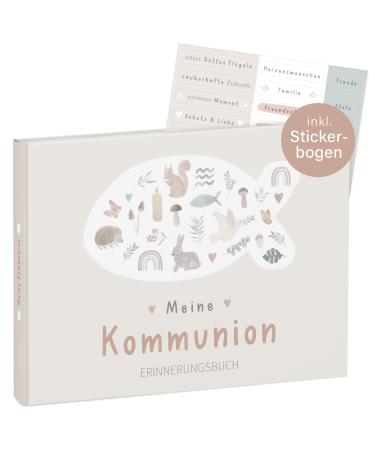Mintkind memory book "My Communion" Wald-Design |Communion memory album |Gift for Communion Girls & Junge |Communion gift personalized |Photo album to design yourself