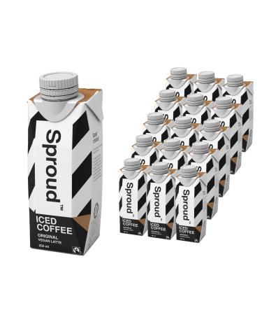 SPROUD Original Latte - Fairtrade Iced Coffee and plant-based milk low sugar low carb high protein made with pea protein (15 x 250ml) Original Latte 15 x 250ml