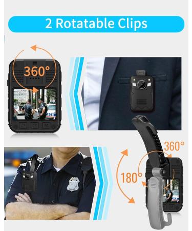 JieSuDa Q5 4K Body Camera with 64G Memory and Clear Night Vision - Buy Online on SooperMarket.com