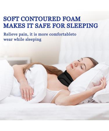Cervicorrect Neck Brace for Snoring Neck Brace for Pain Relief Adjustable Soft Support Collar Can Be Used During Sleep Wraps Aligns and Stabilizes Vertebrae Relieves Pain and Pressure in Spine - Buy Online on SooperMarket.com
