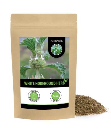 White Horehound herb (125g 4.4oz) Cut Gently Dried 100% Pure and Natural for The Preparation of Herbal Tea White Horehound Tea 125 GR 4.4oz