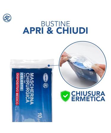 Buy EN14683 Certified 3-Layer Medical Masks - 100 Disposable Surgical Masks (BFE 98%) - Blue Oral Protection Masks for International Shipping - Buy Online on SooperMarket.com