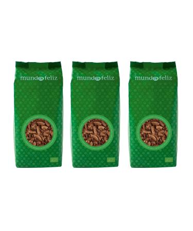 Mundo Feliz - Organic coconut chips roasted and refined with cocoa 3 x 200g