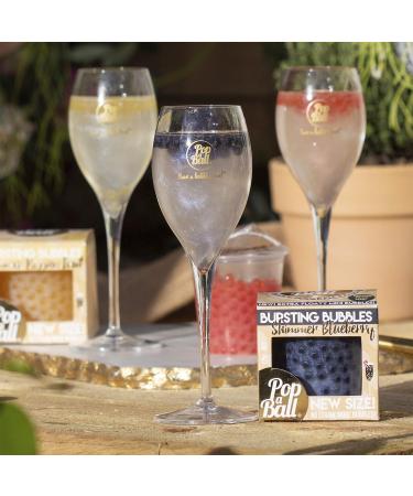 Popaball Shimmer Blueberry Bursting Bubbles 175g - Prosecco Gin Mocktail & Cocktail Gift Set for Her - Buy Online on SooperMarket.com