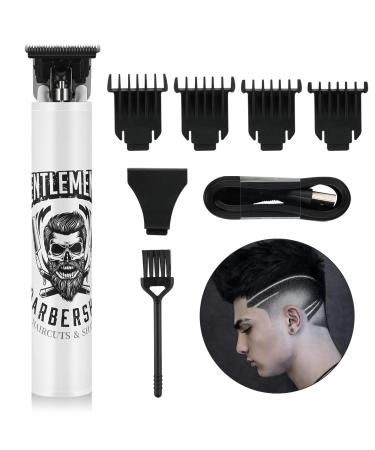 BESTBOMG Electric Clippers Barber Grooming Kit Rechargeable Cordless Close Cutting T-Blade Trimmer Hair Clippers for Men Zero Gapped Detail Beard Shaver