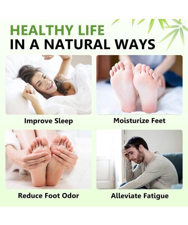 10PCS Deep Cleansing Foot Pads - Detox & Relaxation with Natural Bamboo Vinegar - Foot & Body Care - Buy Online on SooperMarket.com