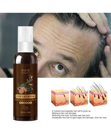 Hair Regrowth Oil Hair Strengthening He Shou Wu Essence 100ml Anti-thinning Hair Essence Anti Loss Hair Nourishing Essence For Dry Damaged Hair And Growth - Buy Online on SooperMarket.com