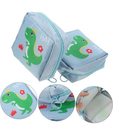 KALLORY Period Pad Pouch 2pcs | Aunt's Towel Storage Bag | Girly Decor Travel Wallet | Menstrual Pad Bag - Buy Online on SooperMarket.com