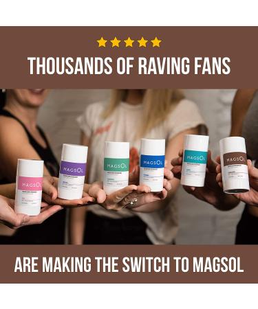 Magsol Magnesium Deodorant - Lemongrass 2.8 oz | Natural, Aluminum-Free, Long-Lasting Freshness - Buy Online on SooperMarket.com