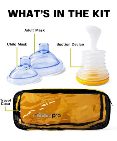 Choking Rescue Device Portable Anti-Choking Rescue Device for Kids & Adults - Quick First Aid Kit with Airway Suction Ensures Safety With Bag - Buy Online on SooperMarket.com