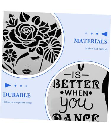 STOBOK 12pcs Women's Hollow Drawing Board Stencil Miss Aldult - Buy Online on SooperMarket.com
