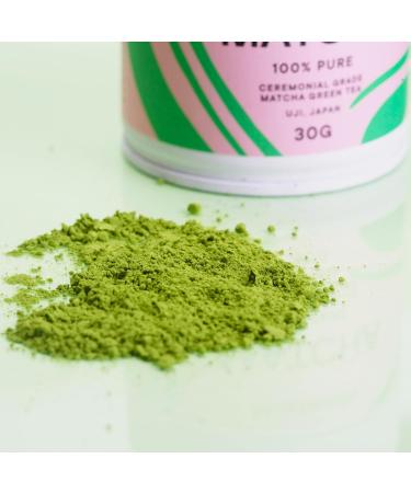 BLENDSMITHS | 100% Pure Ceremonial Grade Matcha Green Tea Powder | Sourced from Uji Kyoto | 30g Tin - 30 servings - Buy Online on SooperMarket.com