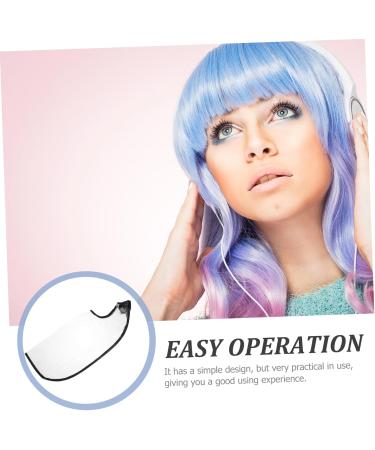 WOONEKY 4 Pcs Shampoo Funnel Hair Straightening Shampoo Hair Dye Tools Sheer Cape Pu Transparent Plastic - Buy Online on SooperMarket.com