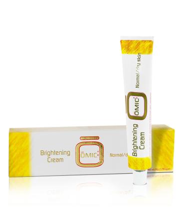 OMIC Skin Brightening Cream - 1.7 Fl oz / 50 ml - Helps to Reduce Pigmentations  Brown Spots on Face  Knees Elbows  with Alpha Arbutin