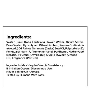 Made For Locs Vegan Rose Water Refresher Spray | Locs Moisturizer | Locs Deodorizer | Amazing Scents (Pomegranate Pear 3.4 oz) Pomegranate Pear 3.4 Fl Oz (Pack of 1) - Buy Online on SooperMarket.com