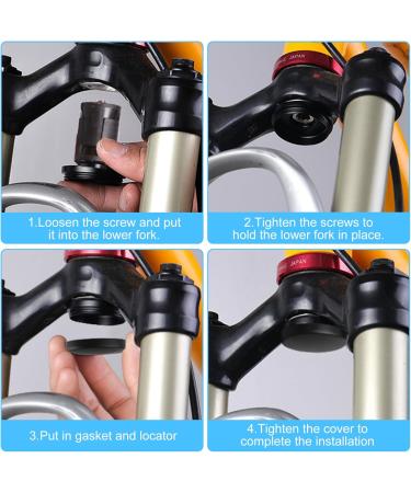 Zoesure Airtag Bicycle Bracket - Hidden Fork Theft Protection Waterproof Design for Bikes with Fork Holes (Airtag Not Included) - Buy Online on SooperMarket.com