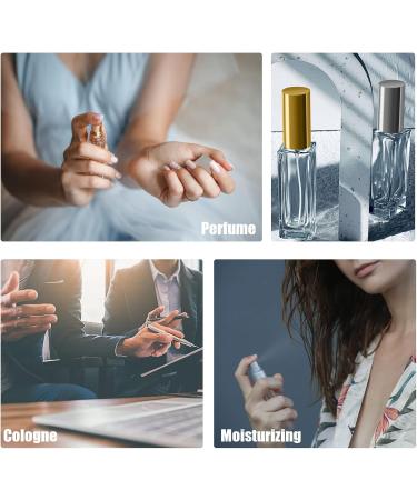 Perfume Atomizer for Men & Women. Refillable Glass Spray Bottle. Portable Fragrance Bottle for Travel Party 30ML/Gold  - Buy Online on SooperMarket.com