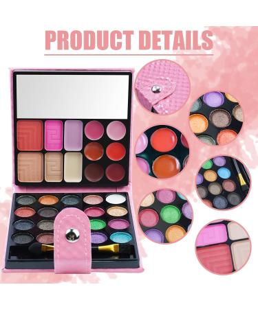 PhantomSky 32-Color Eyeshadow Palette Contouring Kit with Lipgloss, Blusher, and Concealer #4 - Ideal for Professional & Daily Makeup - Buy Online on SooperMarket.com