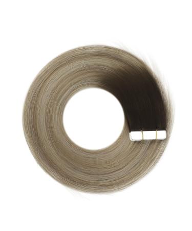 Youngsee Tape in Hair Extensions - Real Balayage 45cm | Invisible Tape Remy Real Hair 50g 20pcs - #3/8/22 for Seamless Volume & Length - Buy Online on SooperMarket.com