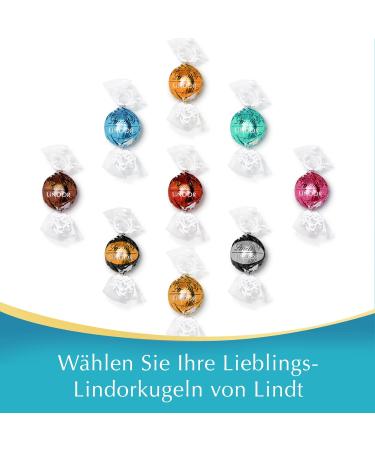 Lindt Lindor Caramel & Salt Chocolate Balls - 137g Bag | Whole Milk Chocolate with Melting Filling | Perfect Praline Gift - Buy Online on SooperMarket.com