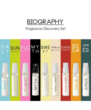 Ellis Brooklyn BIOGRAPHY Fragrance Discovery Set - Eau De Parfum for Women Sample Perfume Set Perfumes for Women Clean Perfume Long Lasting Perfume BIOGRAPHY 0.06 Fl Oz (Pack of 9) - Buy Online on SooperMarket.com