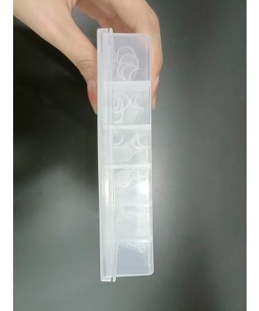 Kalolary 120pcs Dual Nail System Forms - Full Cover Gel Nail Tips for Acrylic Nail Art Extension 12 Sizes with Scale - Buy Online on SooperMarket.com