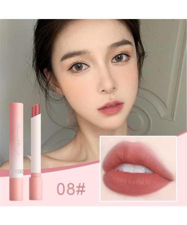 Ultra-Matte & Shimmering Lipstick 2-in-1 | Long-Lasting Shine & Intensive Color #08 | International Shipping - Buy Online on SooperMarket.com