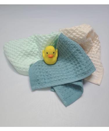 Luxurious Waffle Washcloths - Premium Quality, Fast Drying & High Absorbency - Buy Online on SooperMarket.com