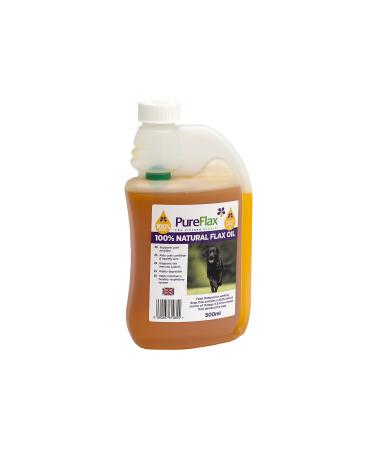 Pureflax 2x 1 Litre Bottle 100% Natural Linseed Oil For Dogs With 200ml Free (2.2 litres)